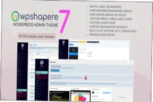 WPShapere Theme Nulled Free Download